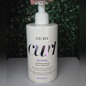 Color Wow Curl Wow Curl FLO-ETRY Vital Natural Curly Hair Serum, 10oz ( 295mL )